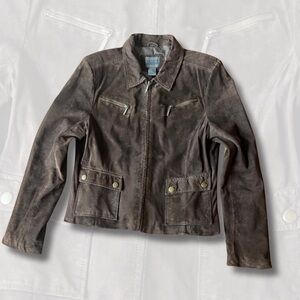 JohnPaulRichard Brown Suede Jacket
